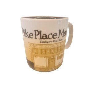 Starbucks 2008 Pike Place Market First Store Collector Series Coffee Mug 16 Oz